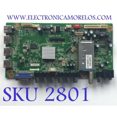 MAIN PARA T5V APEX / NUMERO DE PARTE 1104H0514 / CV318H-A-12 / 1.03.70.02100 / 2011TFT-RX-003 / PANEL T400HW04 V.1 / MODELO LE40H88